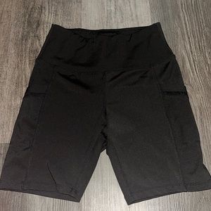 ebb & flow black biker shorts worn once great condition size small